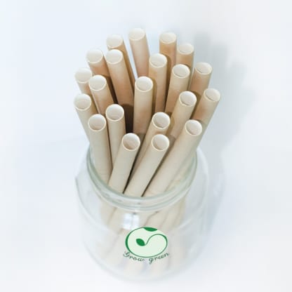 Ecofriendly paper straws are suitable for bubble tea shops, boba smoothie shops.